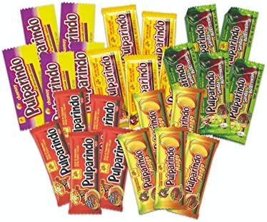 Mexican Candy Assortment Bag with Pulparindo Chamoy (25 ct)