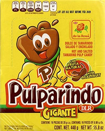 Pulparindo Gigante — 16 Extra-Large Bars