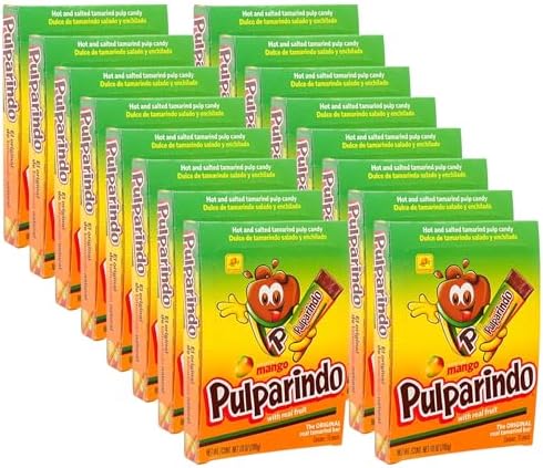 Pulparindo Mango Bars — 20 Pieces Multi-Pack