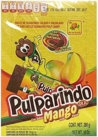 Pulparindo Mango with Chili — 20-Count Box